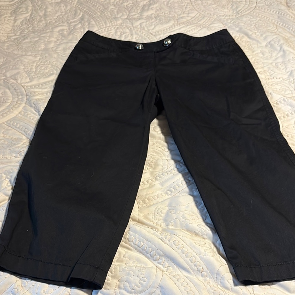 Black Cropped Pants